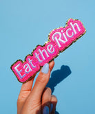 Eat the Rich Glitter Patch - UntamedEgo LLC.