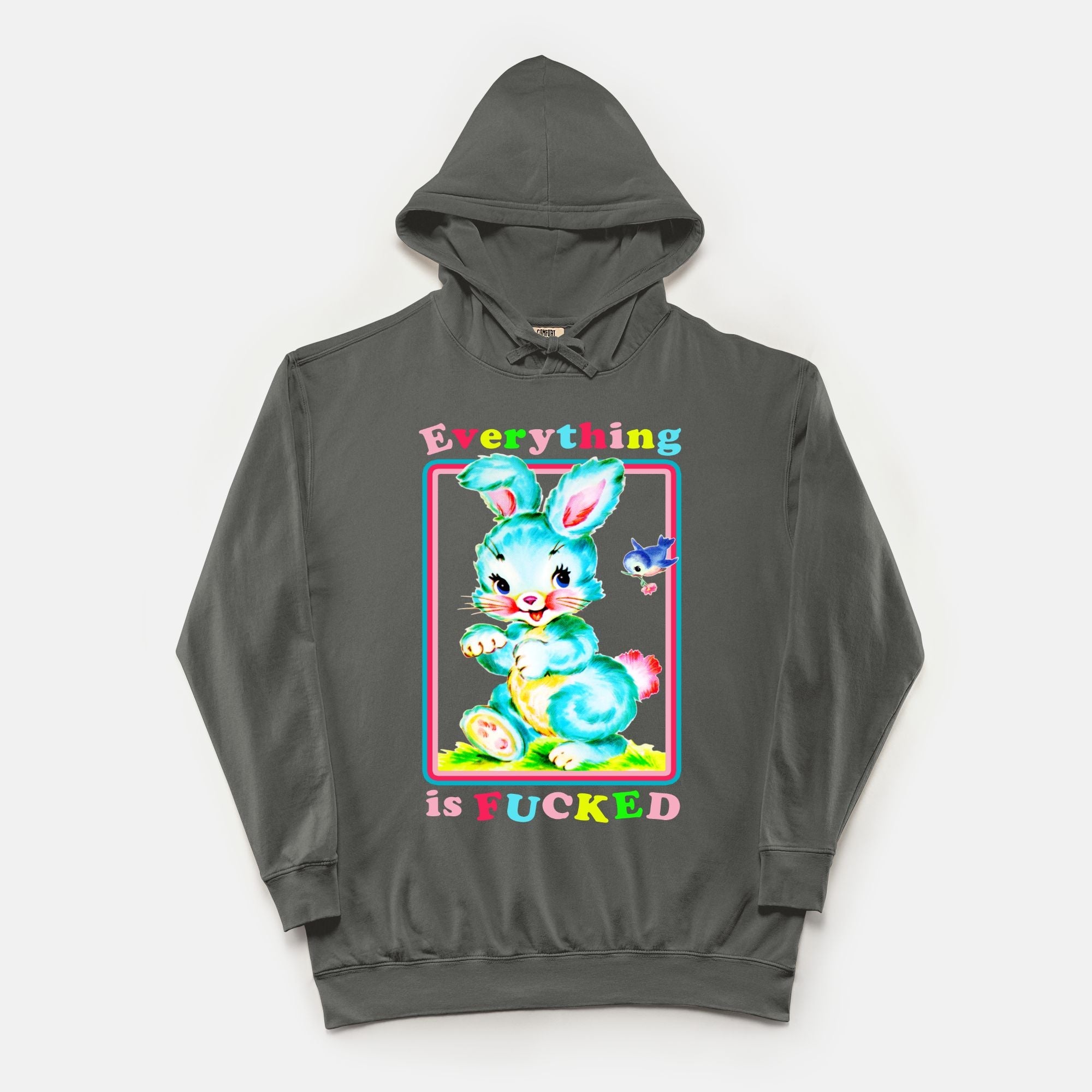 Everything Is Fucked Vintage Wash Hoodie - UntamedEgo LLC.