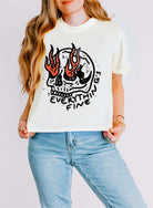 Everything's Fine Women's Boxy Tee - UntamedEgo LLC.