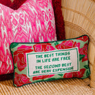 Expensive Needlepoint Pillow - UntamedEgo LLC.