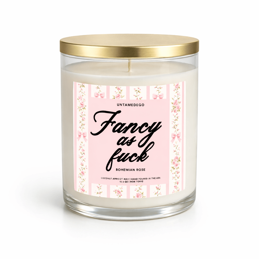 Fancy As Fuck | Glass Candle - UntamedEgo LLC.