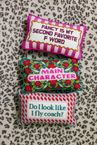 Fancy Needlepoint Pillow - UntamedEgo LLC.