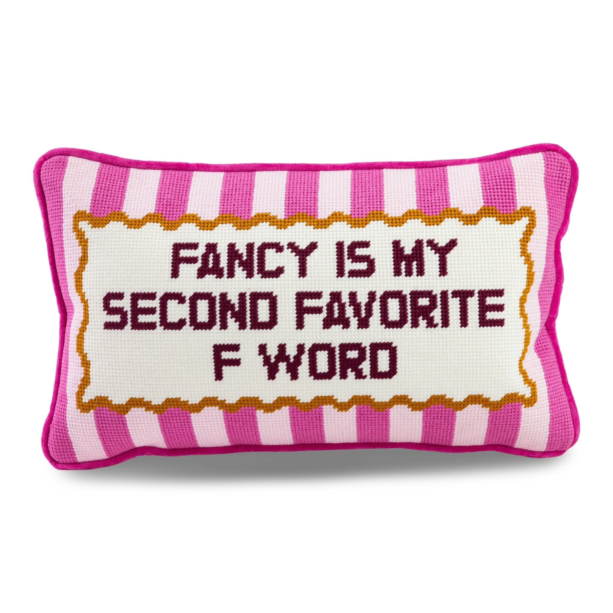 Fancy Needlepoint Pillow - UntamedEgo LLC.