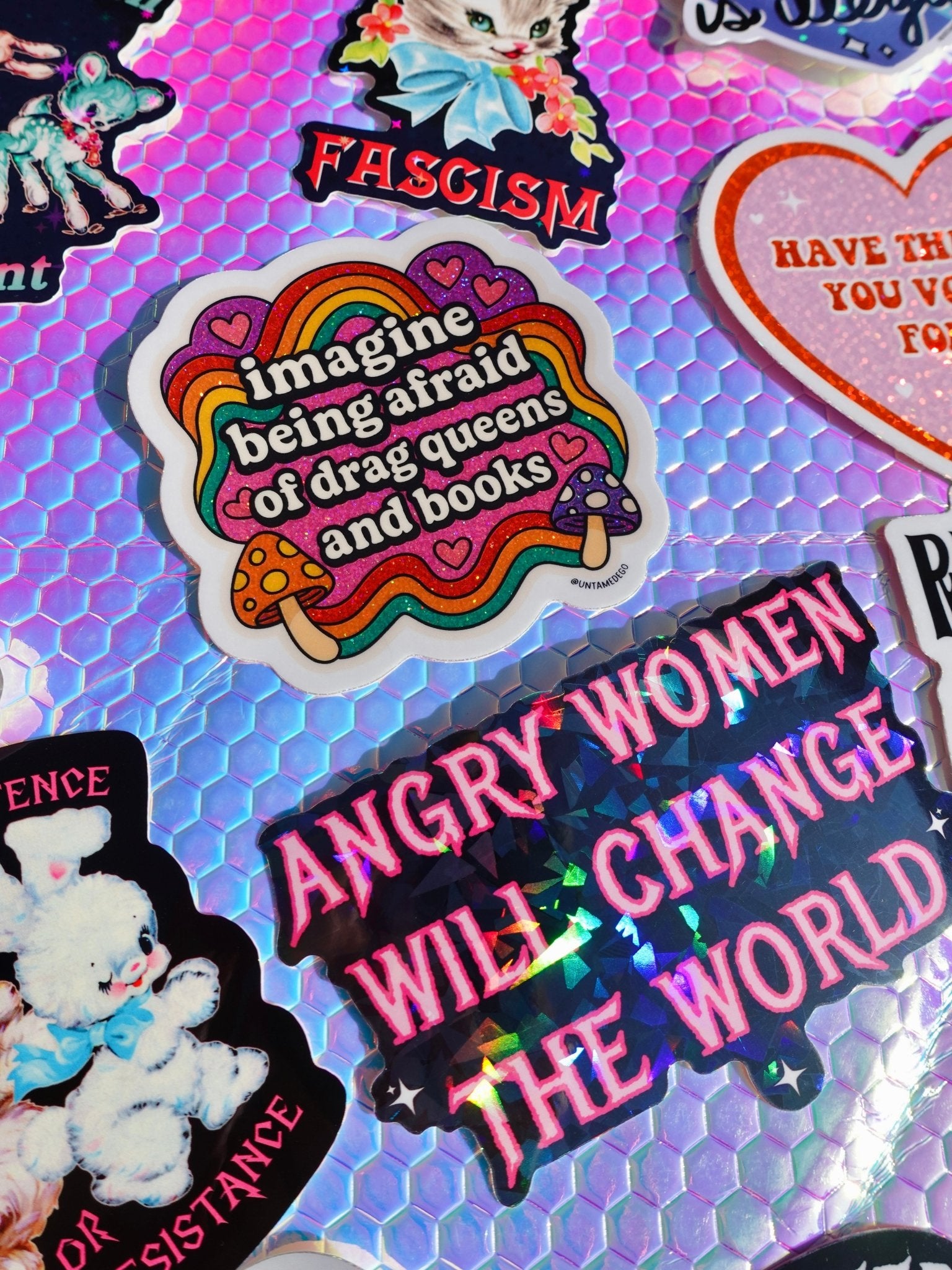 Feminine Rage Sticker Pack - UntamedEgo LLC.