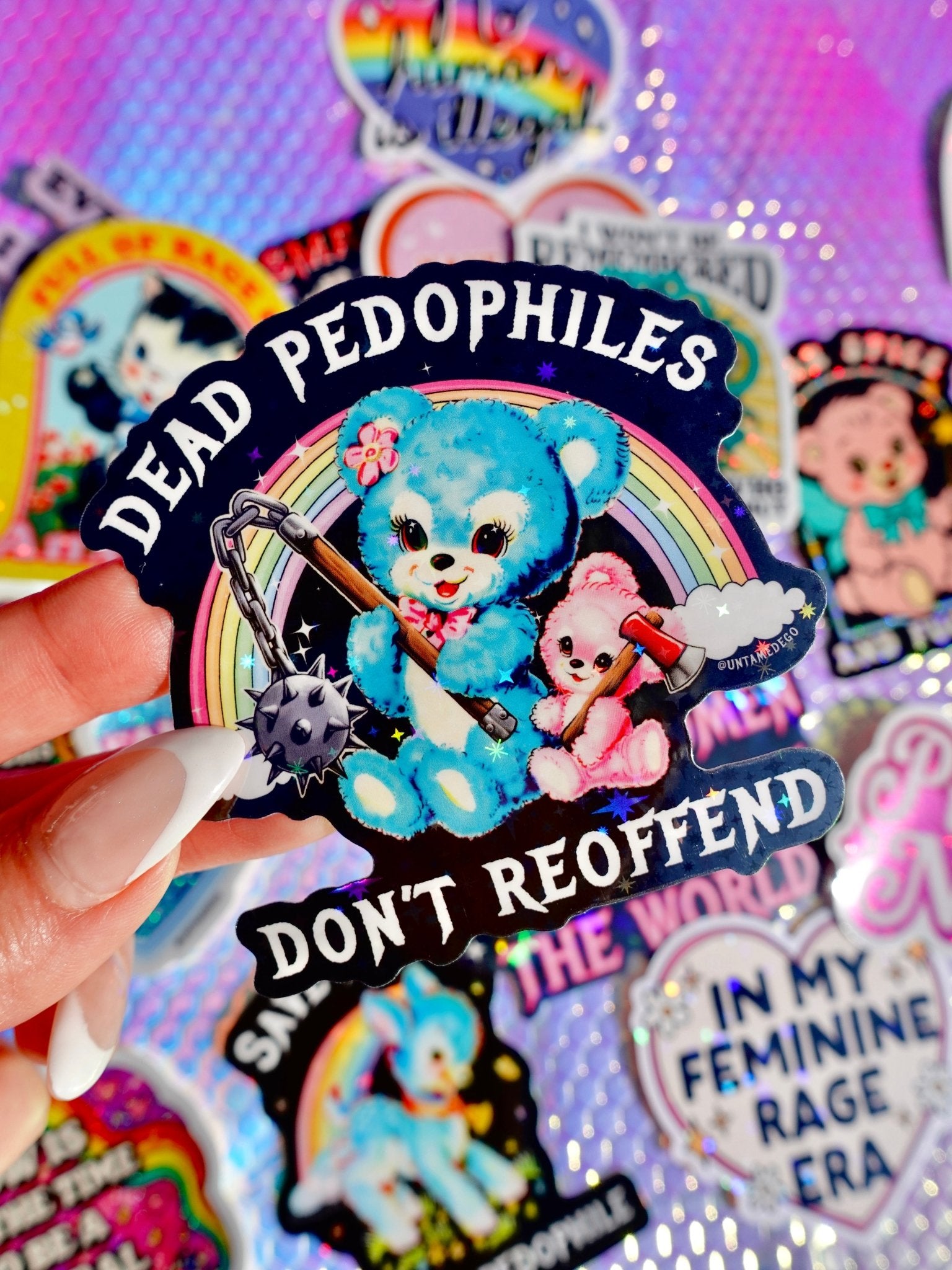 Feminine Rage Sticker Pack - UntamedEgo LLC.