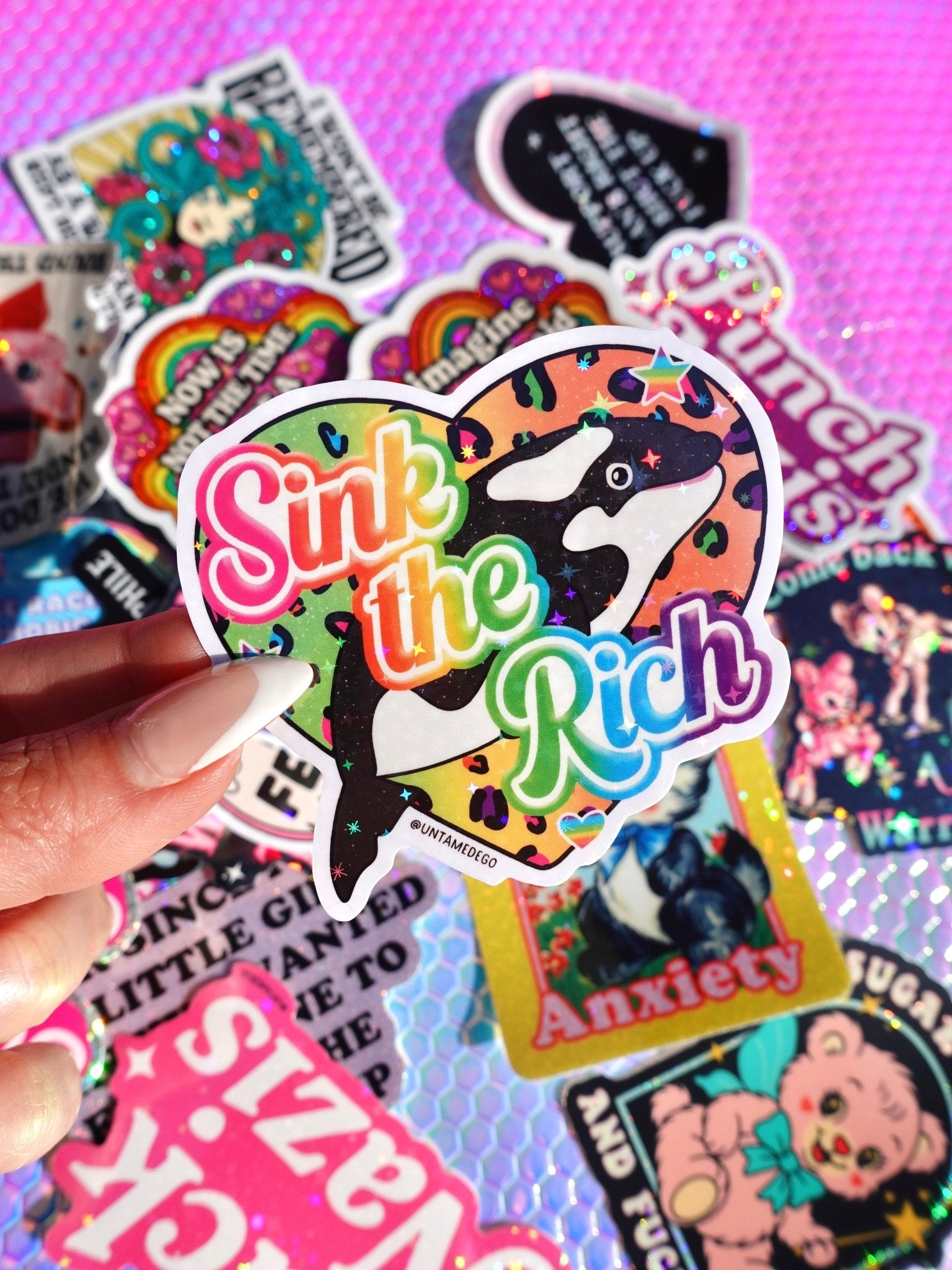 Feminine Rage Sticker Pack - UntamedEgo LLC.