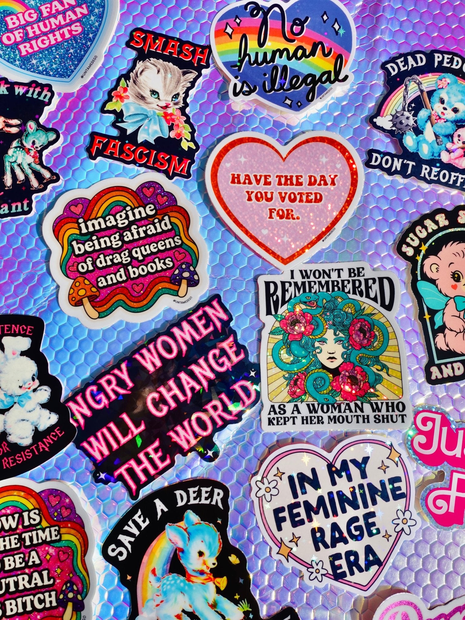 Feminine Rage Sticker Pack - UntamedEgo LLC.