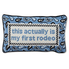 First Rodeo Needlepoint Pillow - UntamedEgo LLC.