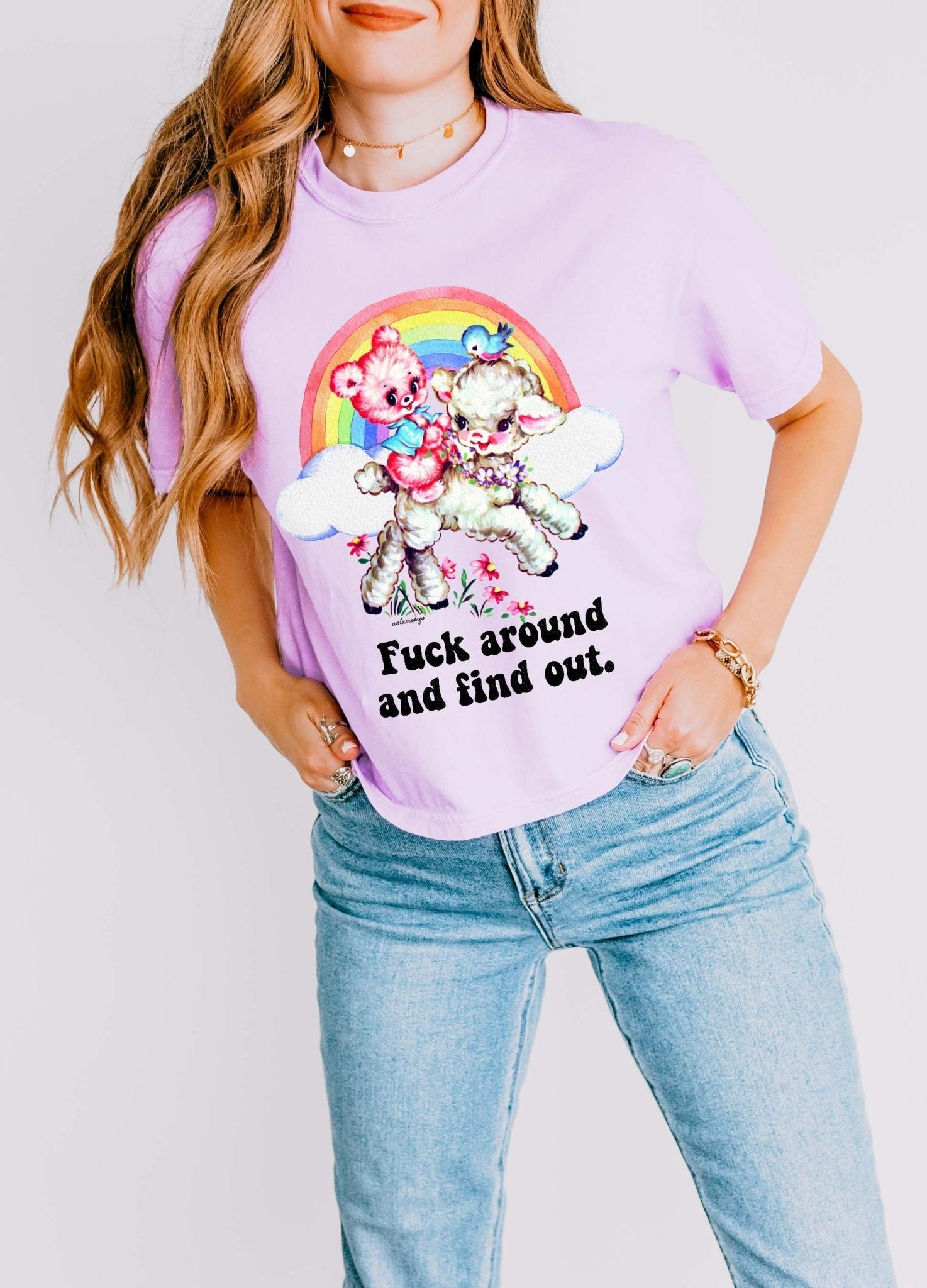 Fuck Around And Find Out Boxy Women's Tee - UntamedEgo LLC.