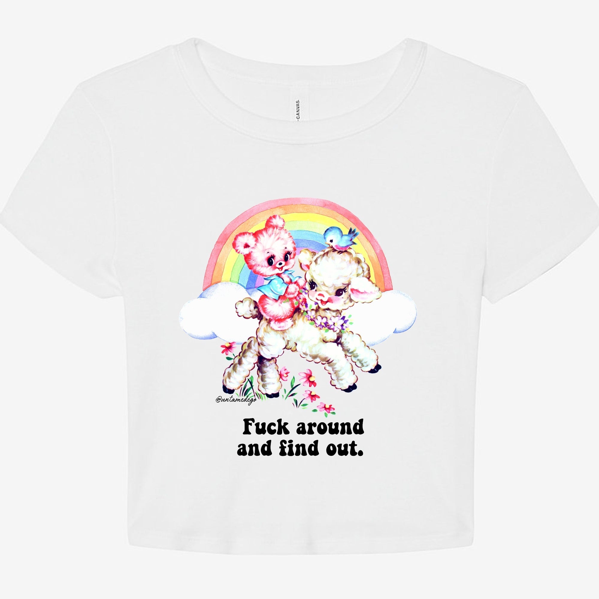Fuck Around And Find Out Graphic Baby Tee - UntamedEgo LLC.