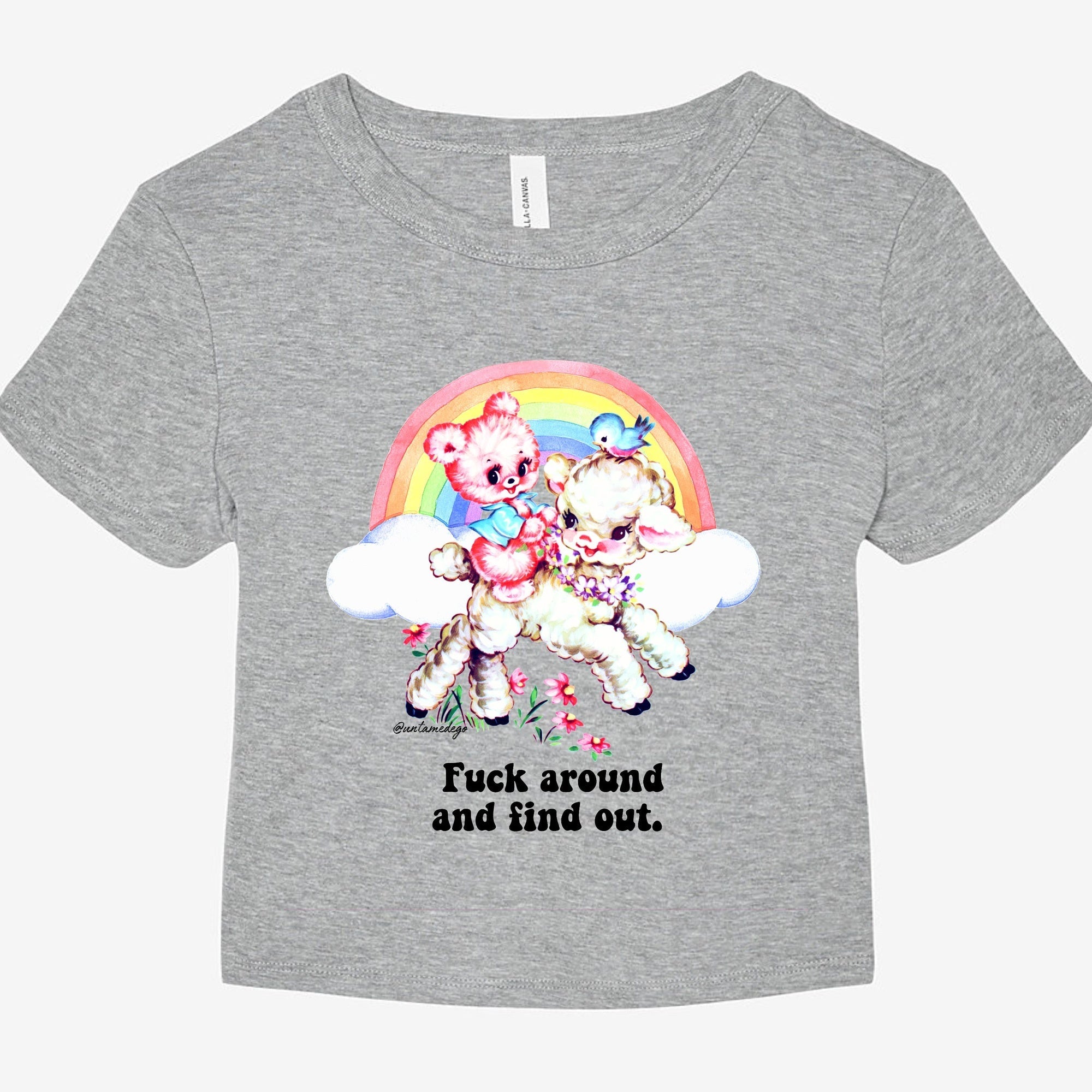 Fuck Around And Find Out Graphic Baby Tee - UntamedEgo LLC.