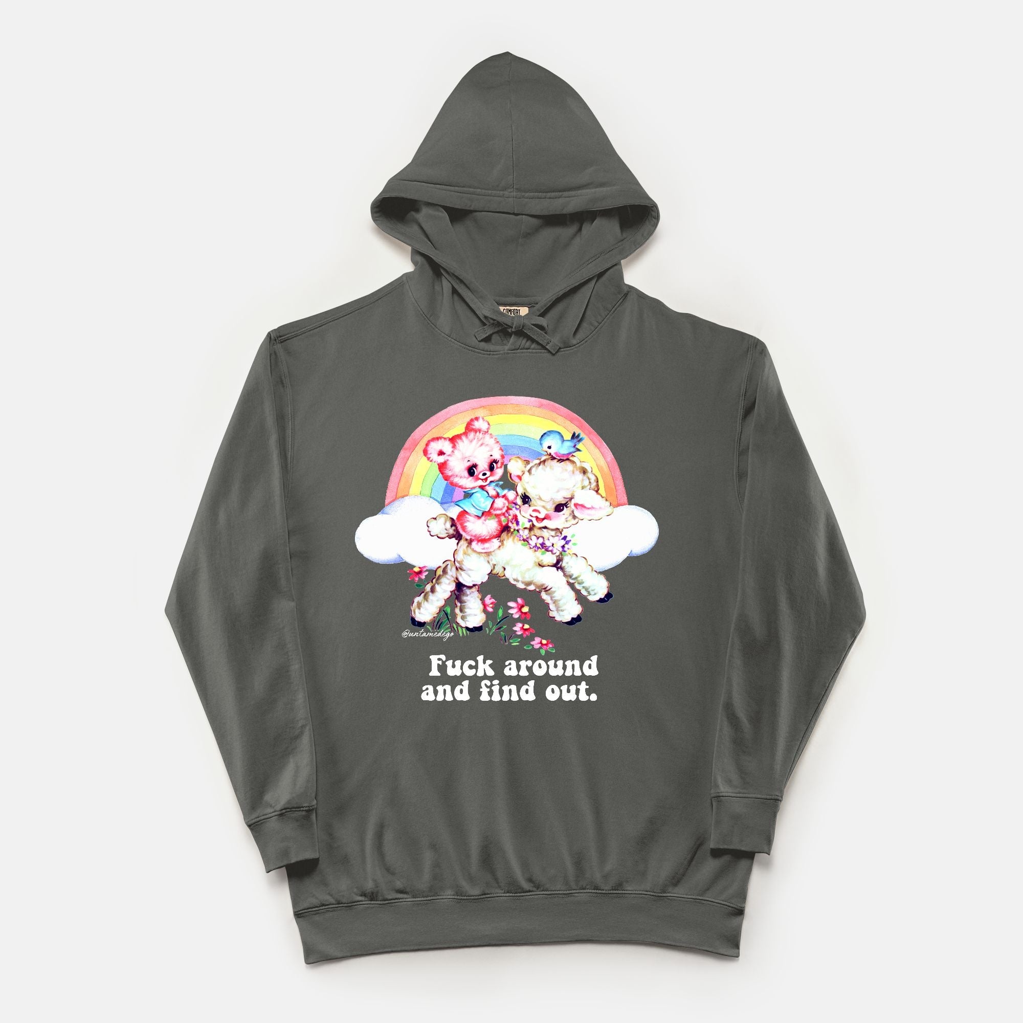 Fuck Around And Find Out Vintage Hoodie - UntamedEgo LLC.