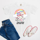 Fuck Around And Find Out Youth Tee - UntamedEgo LLC.