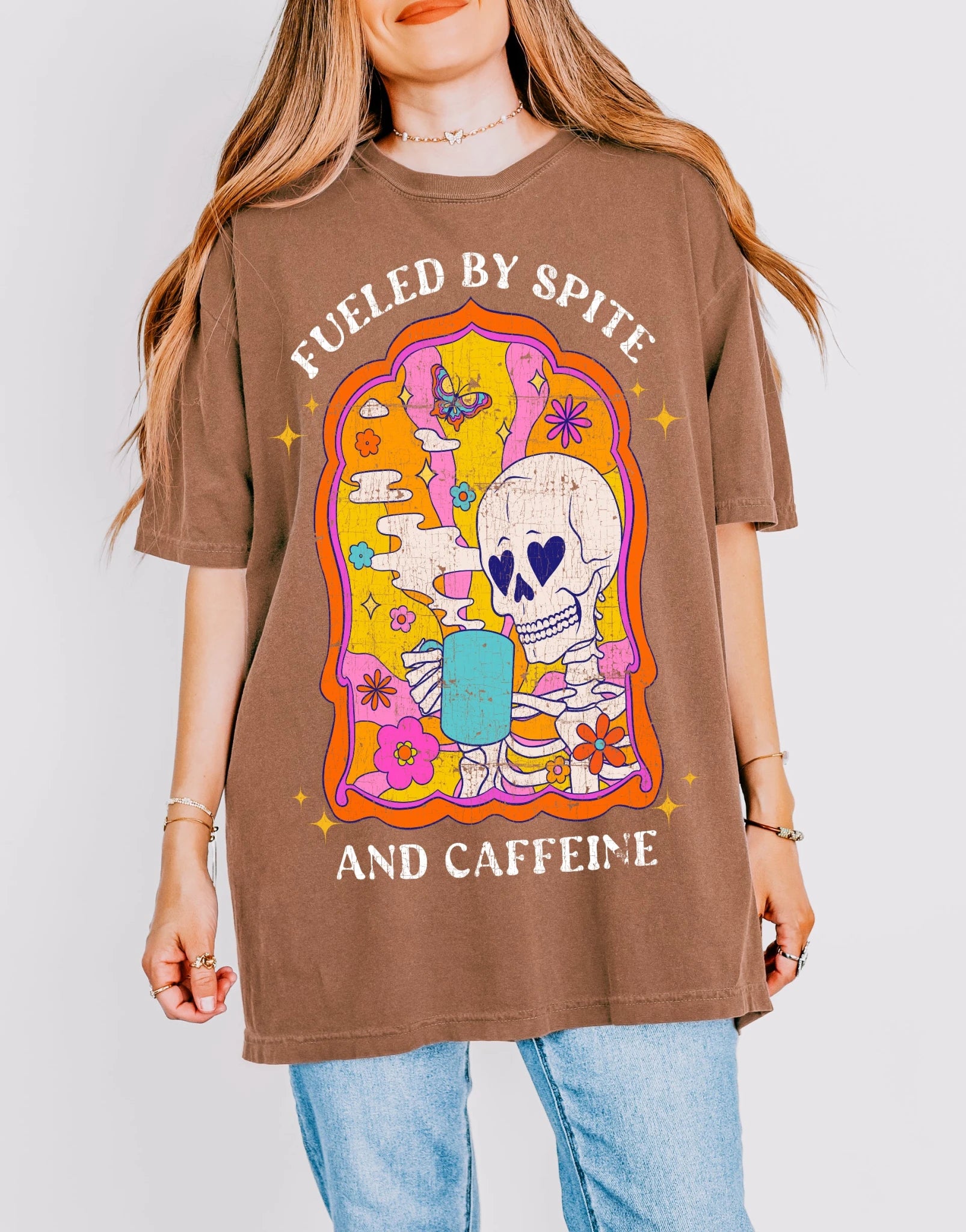 Fueled By Spite And Caffeine Graphic Tee - UntamedEgo LLC.