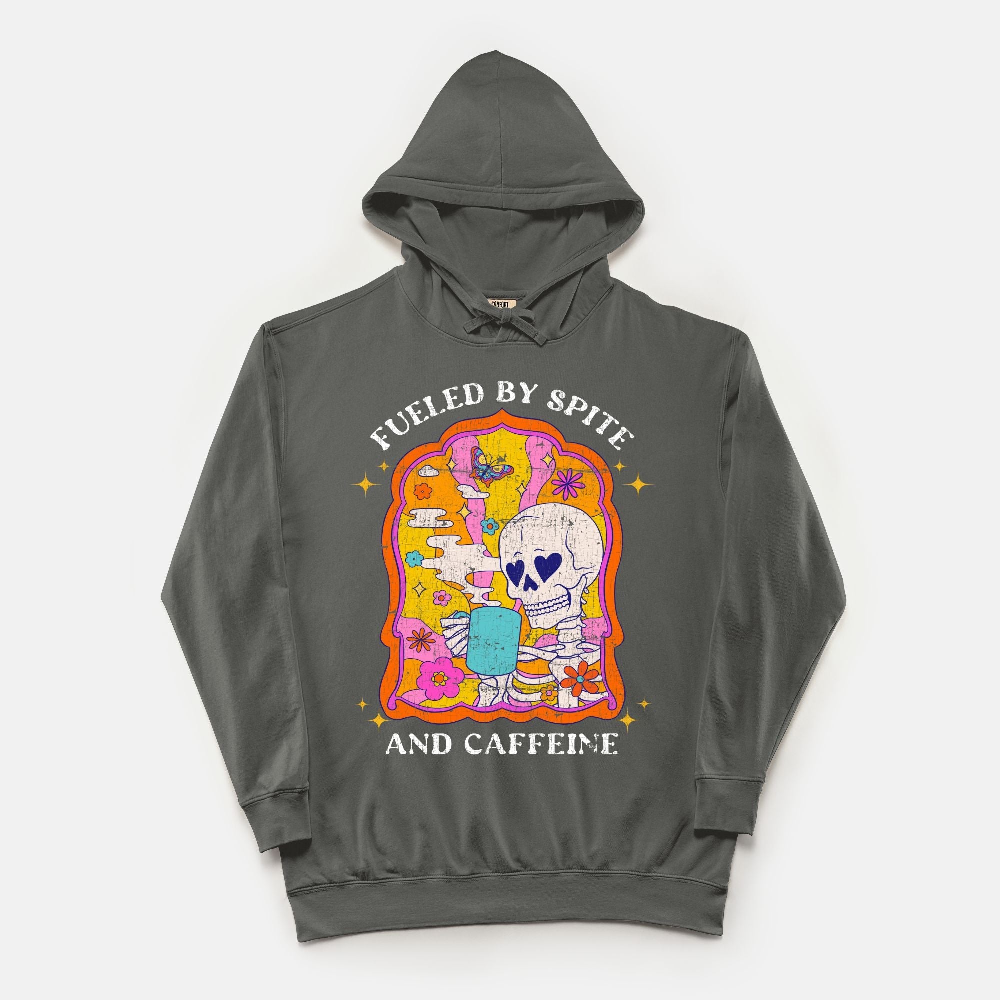 Fueled By Spite And Caffeine Vintage Hoodie - UntamedEgo LLC.