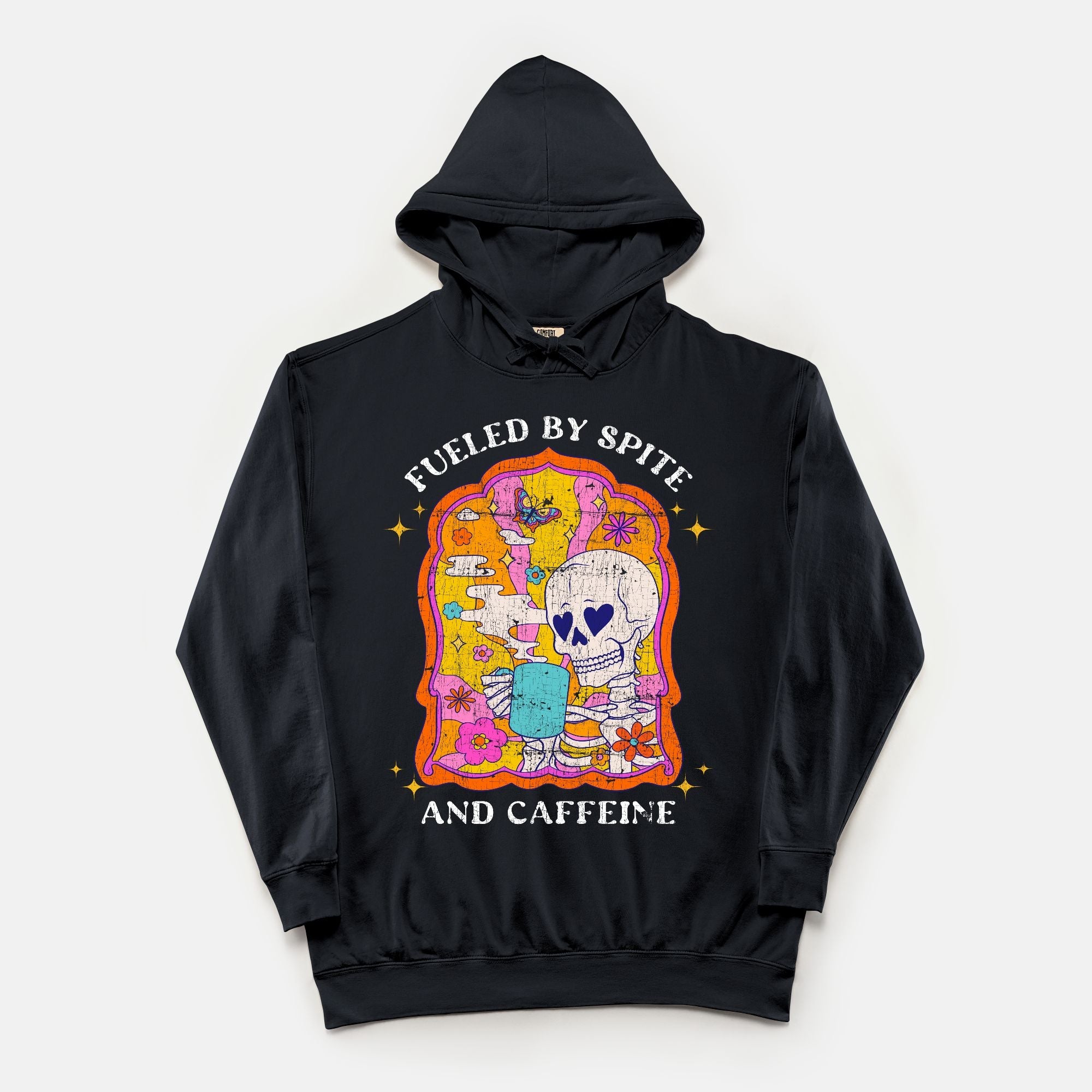 Fueled By Spite And Caffeine Vintage Hoodie - UntamedEgo LLC.