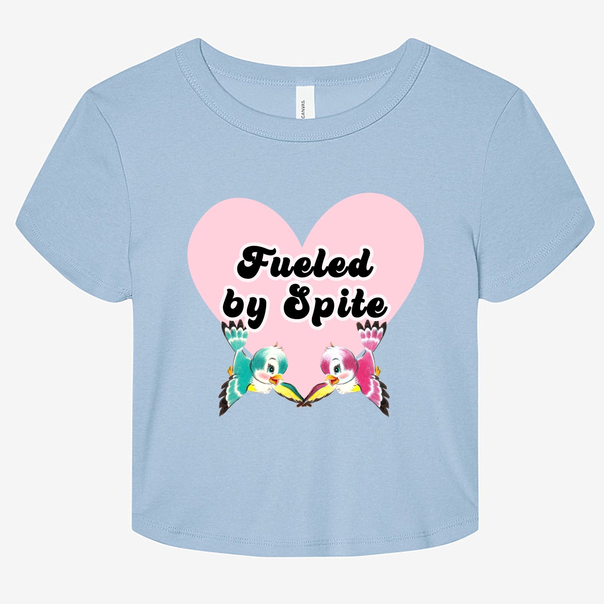 Fueled By Spite Graphic Baby Tee - UntamedEgo LLC.
