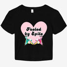 Fueled By Spite Graphic Baby Tee - UntamedEgo LLC.