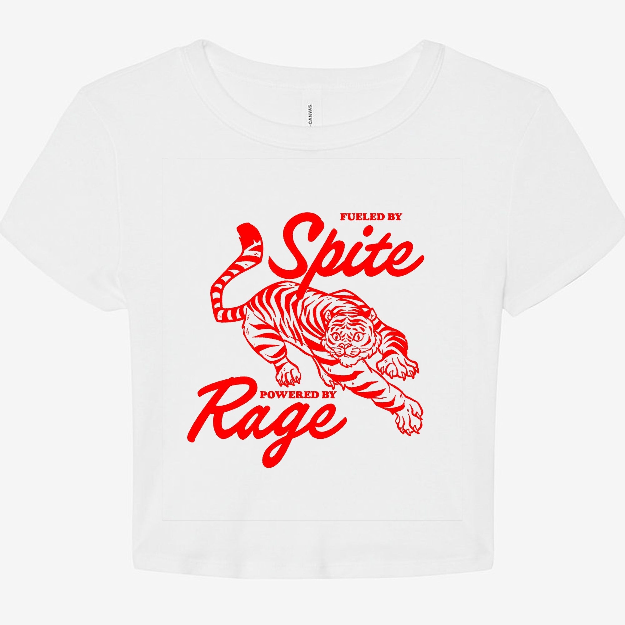 Fueled By Spite Powered By Rage Graphic Baby Tee - UntamedEgo LLC.