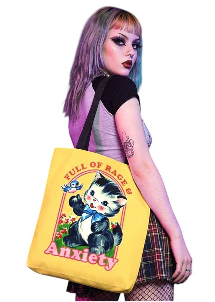 Full Of Rage And Anxiety Tote Bag - UntamedEgo LLC.