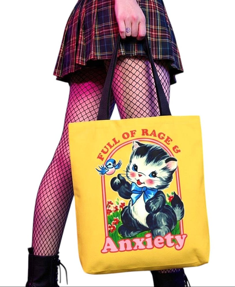 Full Of Rage And Anxiety Tote Bag - UntamedEgo LLC.