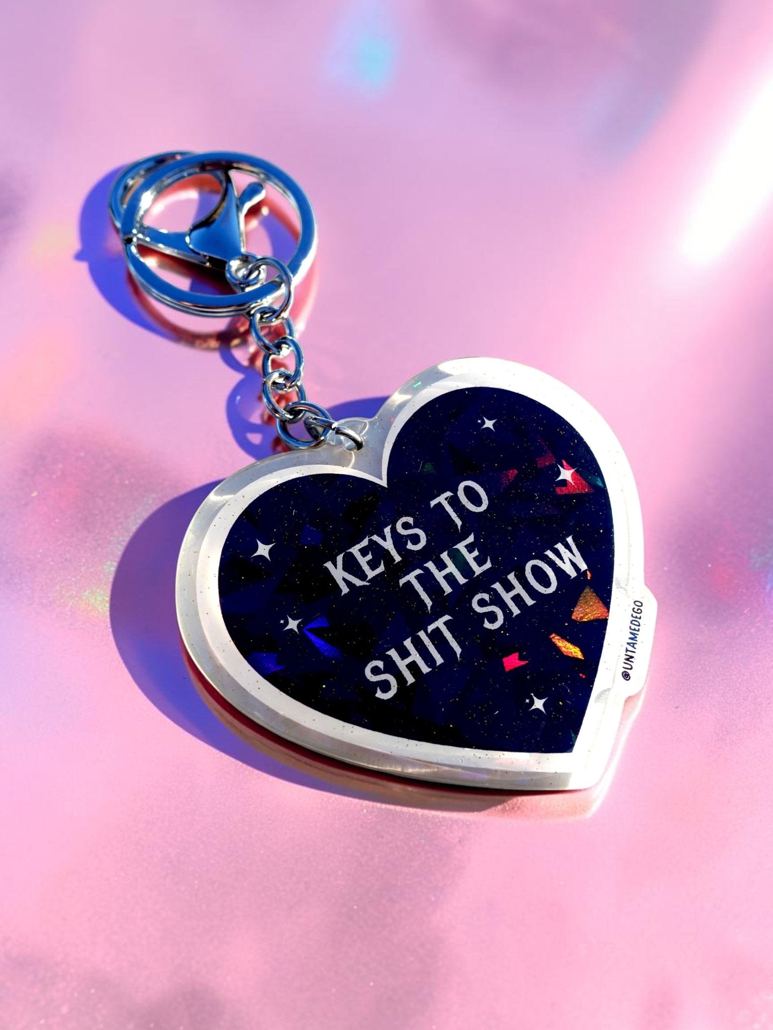 Funny Keychain “Keys to the Shit Show” Cute Gift for Her - UntamedEgo LLC.