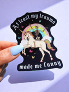 Funny Mental Health Sticker Pack – Holographic Waterproof Vinyl Decals – Discounted Bundle of Anxiety, Therapy & Trauma Humor - UntamedEgo LLC.