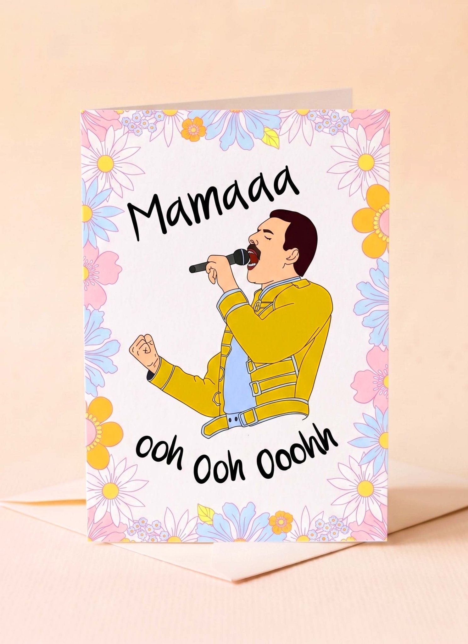Funny Mom Card | Mama Ooh Ooh Ooh | Mother’s Day Card | Gift for Mom | Music Lover Card - UntamedEgo LLC.