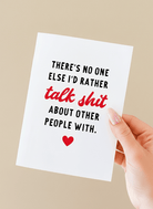 Funny Romantic Card | Talk Shit With You Love Card - UntamedEgo LLC.