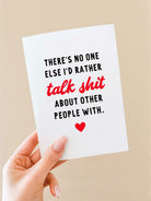 Funny Romantic Card | Talk Shit With You Love Card - UntamedEgo LLC.