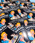 Funny Vinyl Sticker – Thankful I Have You – Cat Dark Humor Waterproof Decal - UntamedEgo LLC.