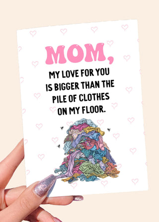 Laundry Funny Mother's Day Card