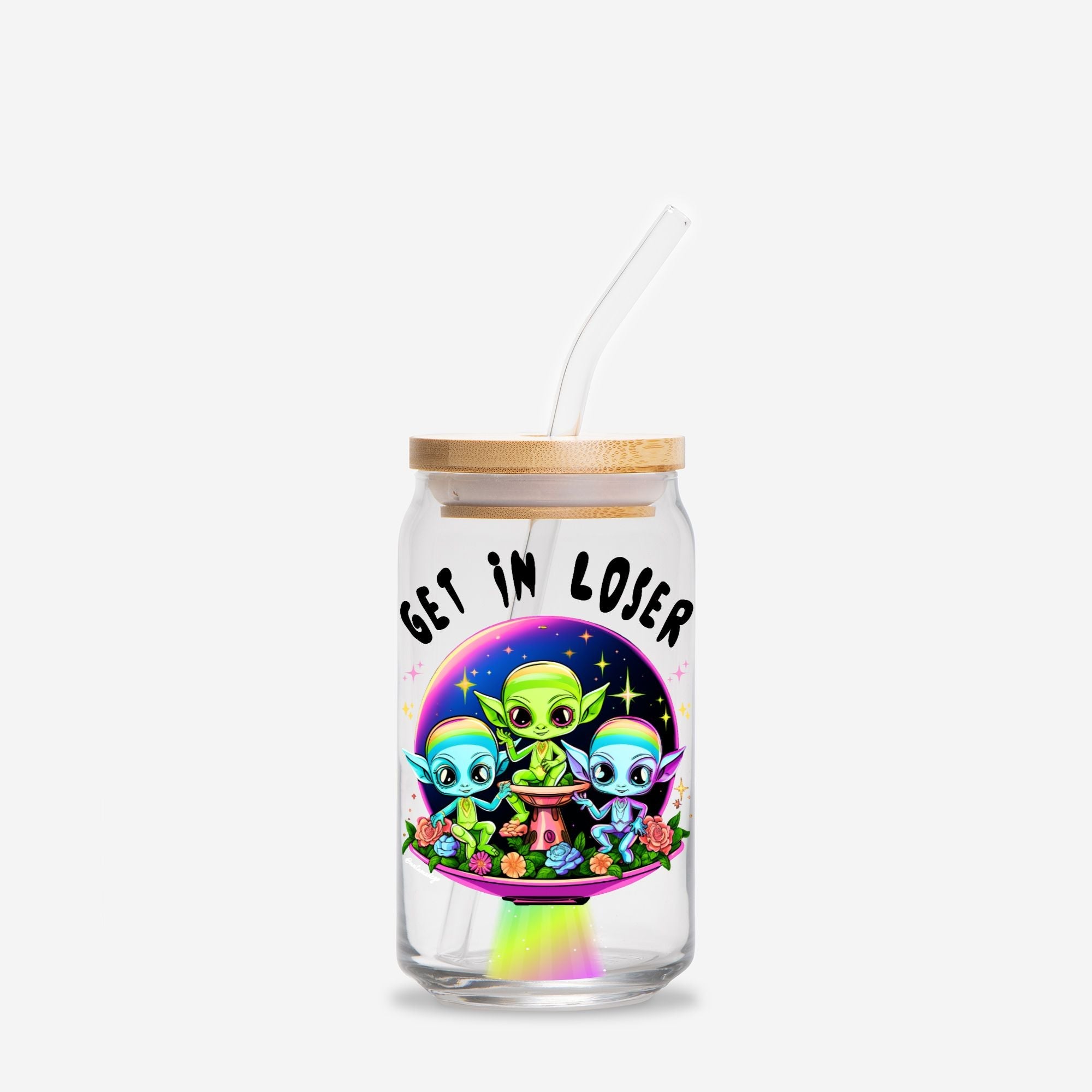Get In Loser Glass Can 16oz - UntamedEgo LLC.