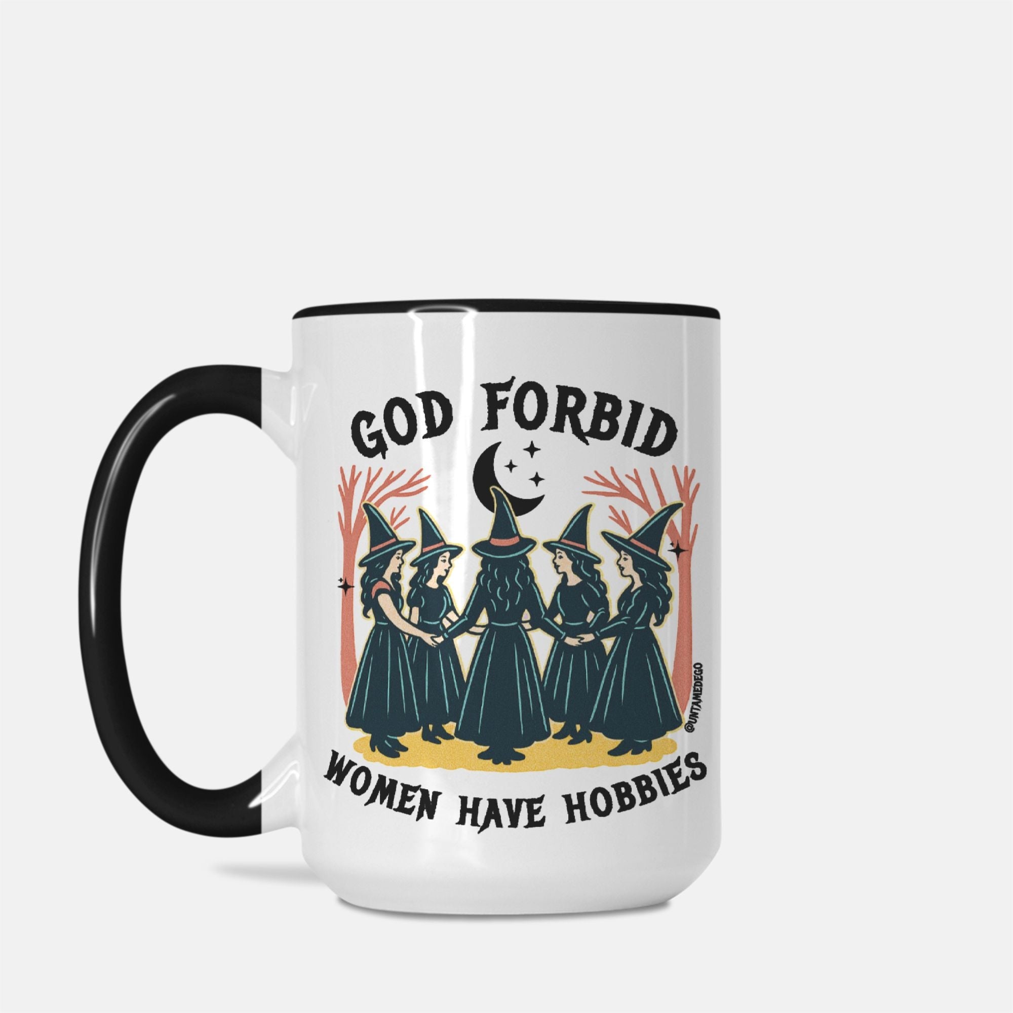 God Forbid Women Have Hobbies Halloween Mug - UntamedEgo LLC.