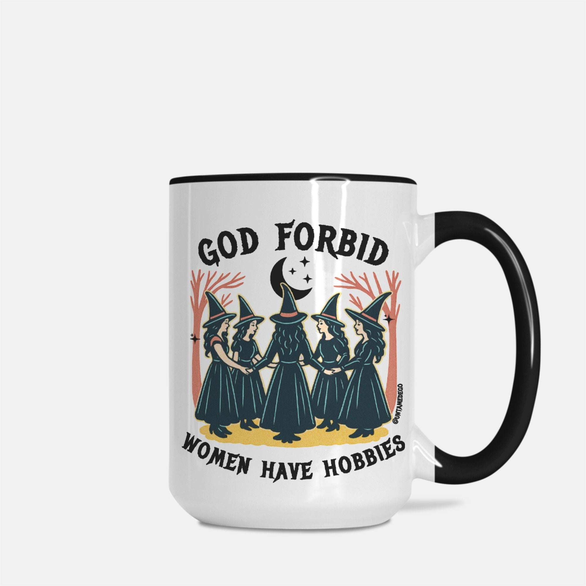 God Forbid Women Have Hobbies Halloween Mug - UntamedEgo LLC.