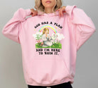 God Has A Plan And I'm Here To Ruin It Hoodie - UntamedEgo LLC.