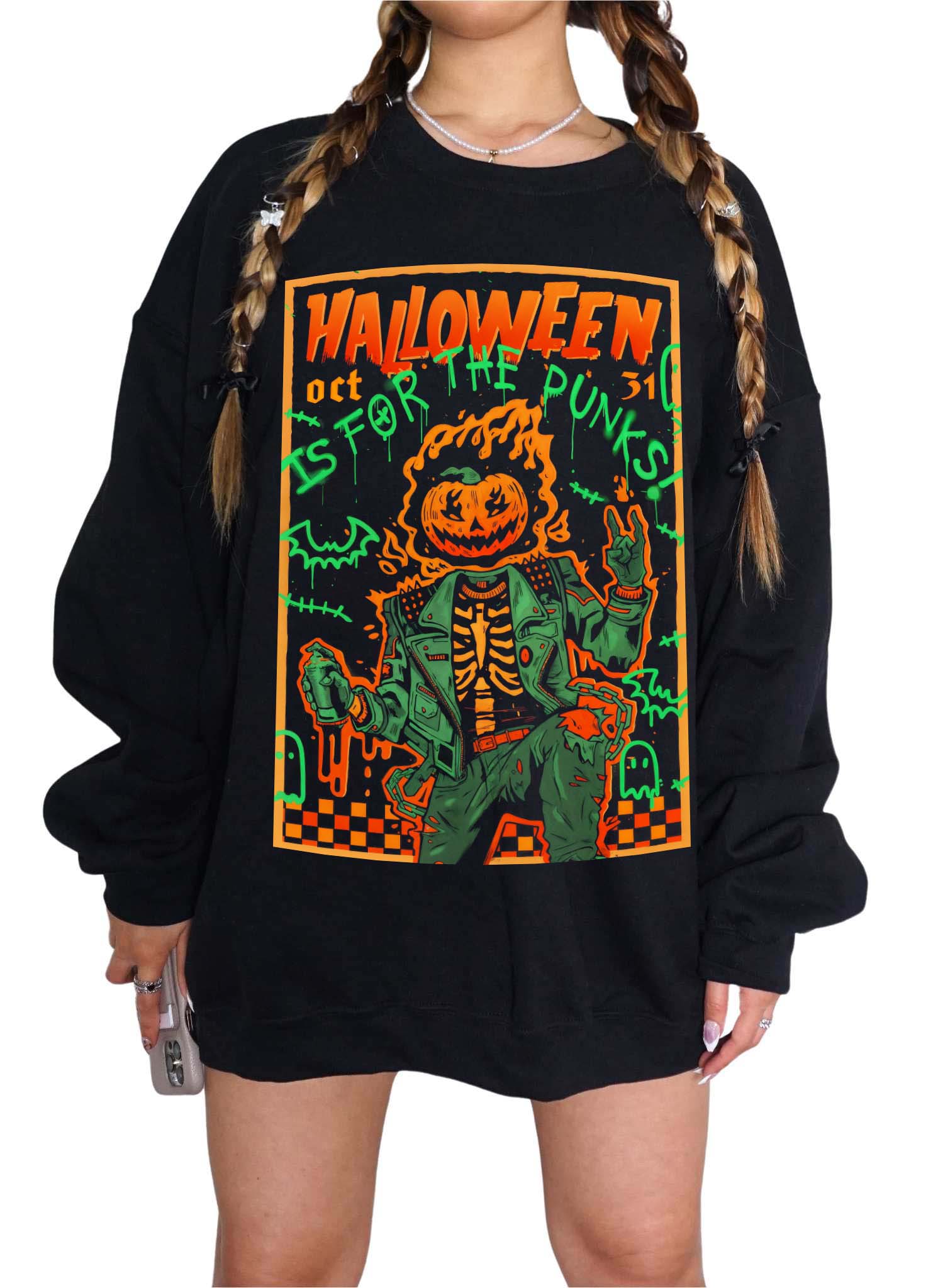 Halloween Is For Punks Crew Sweatshirt - UntamedEgo LLC.