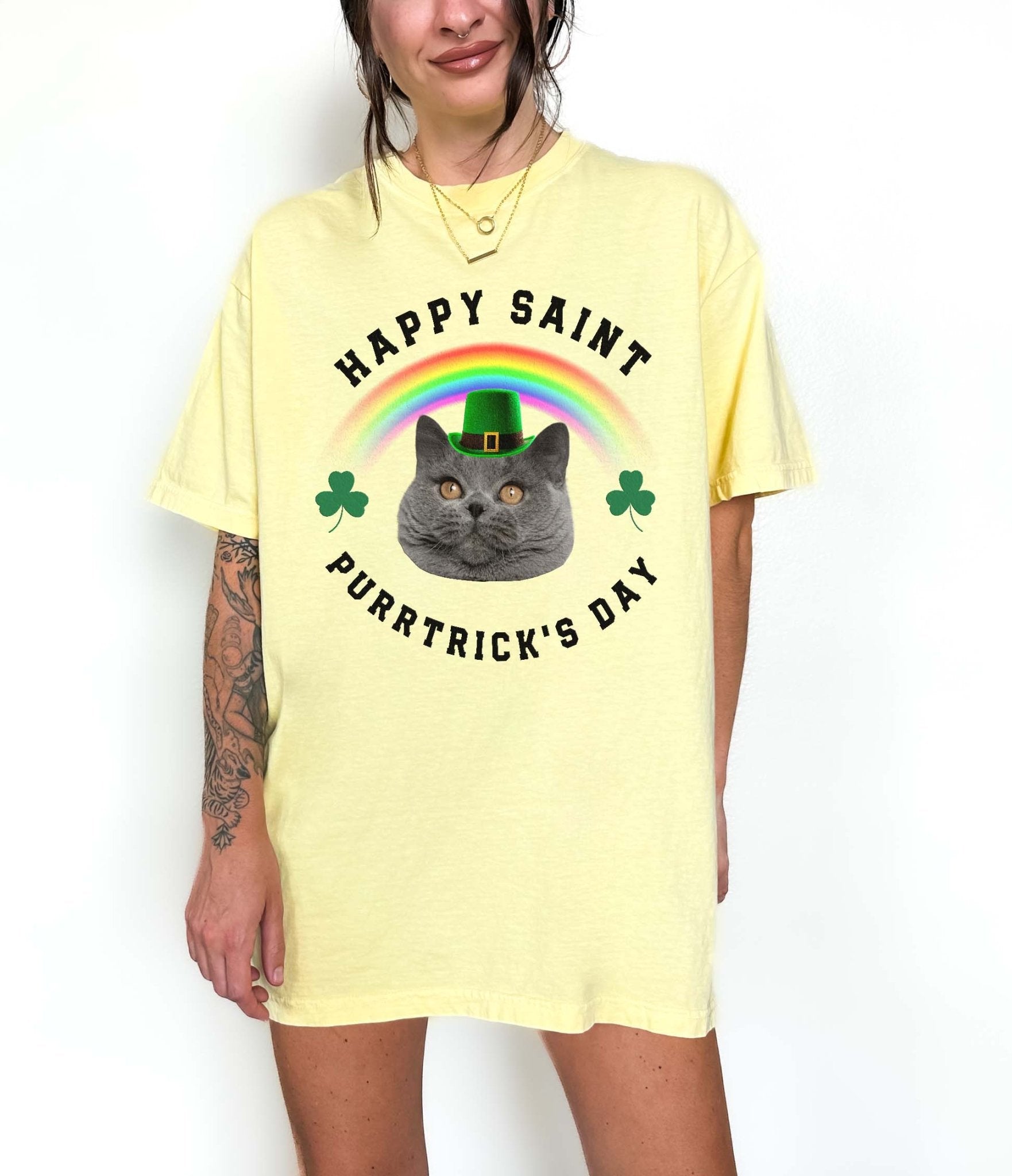 Happy Saint Purrtrick's Day Unisex Tee - UntamedEgo LLC.