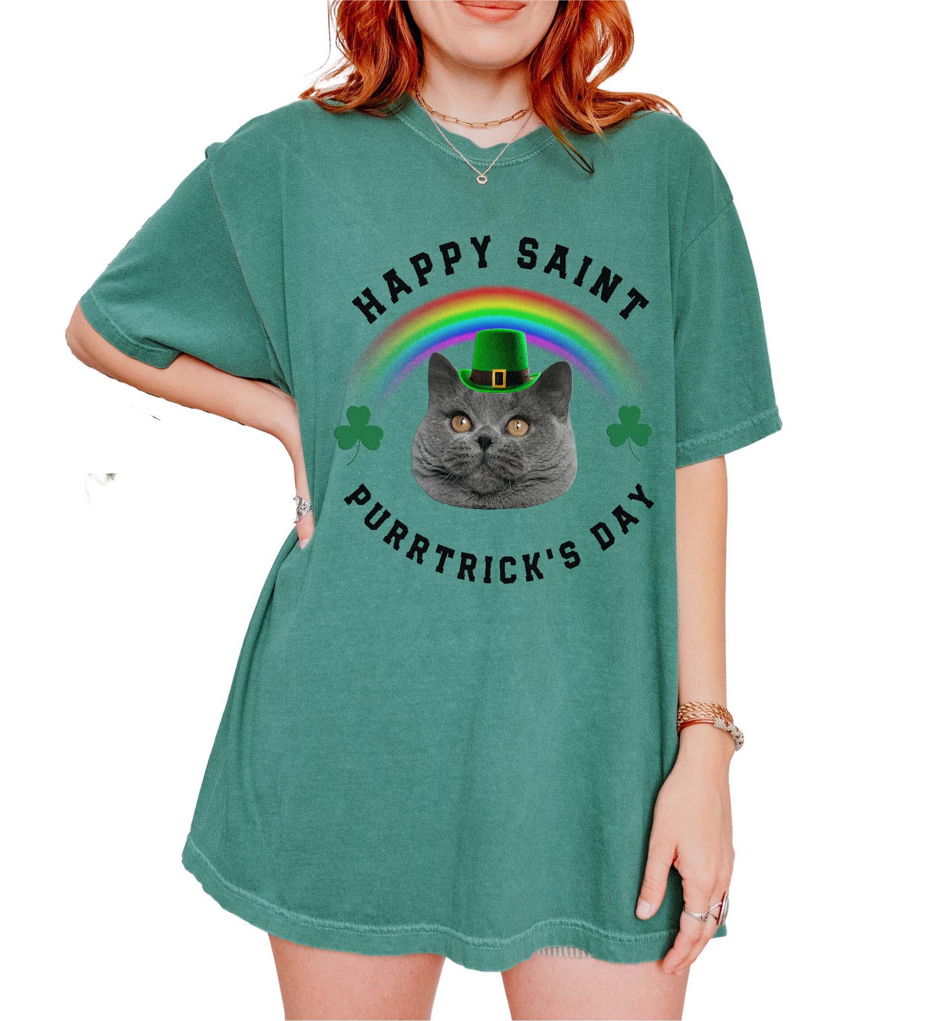 Happy Saint Purrtrick's Day Unisex Tee - UntamedEgo LLC.