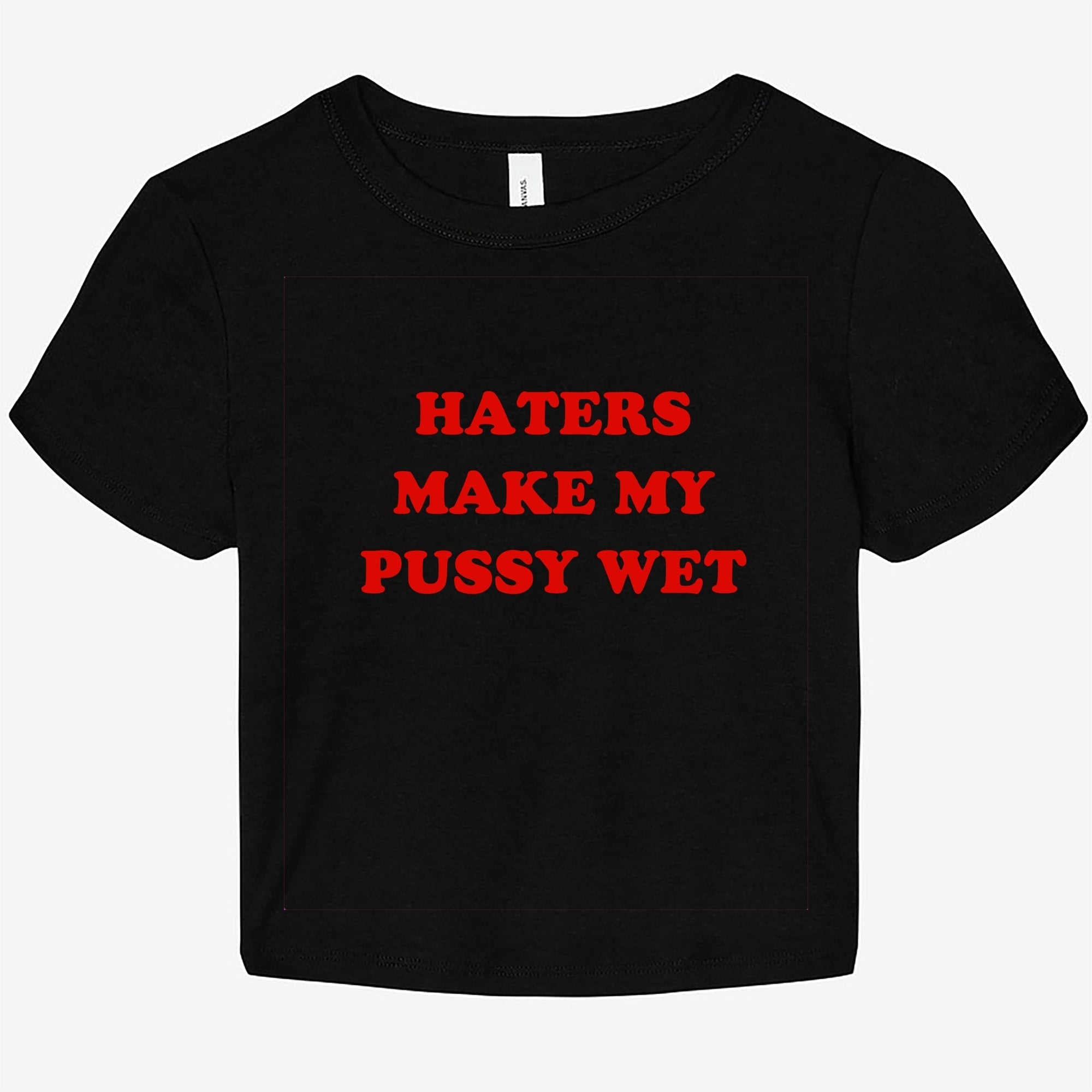 Haters Make My Pussy Wet Graphic Baby Tee - UntamedEgo LLC.