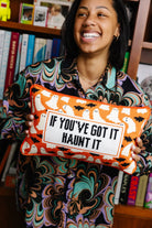 Haunt It Needlepoint Pillow - UntamedEgo LLC.