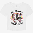 Hell Is Empty All The Devils Are Here Graphic Baby Tee - UntamedEgo LLC.