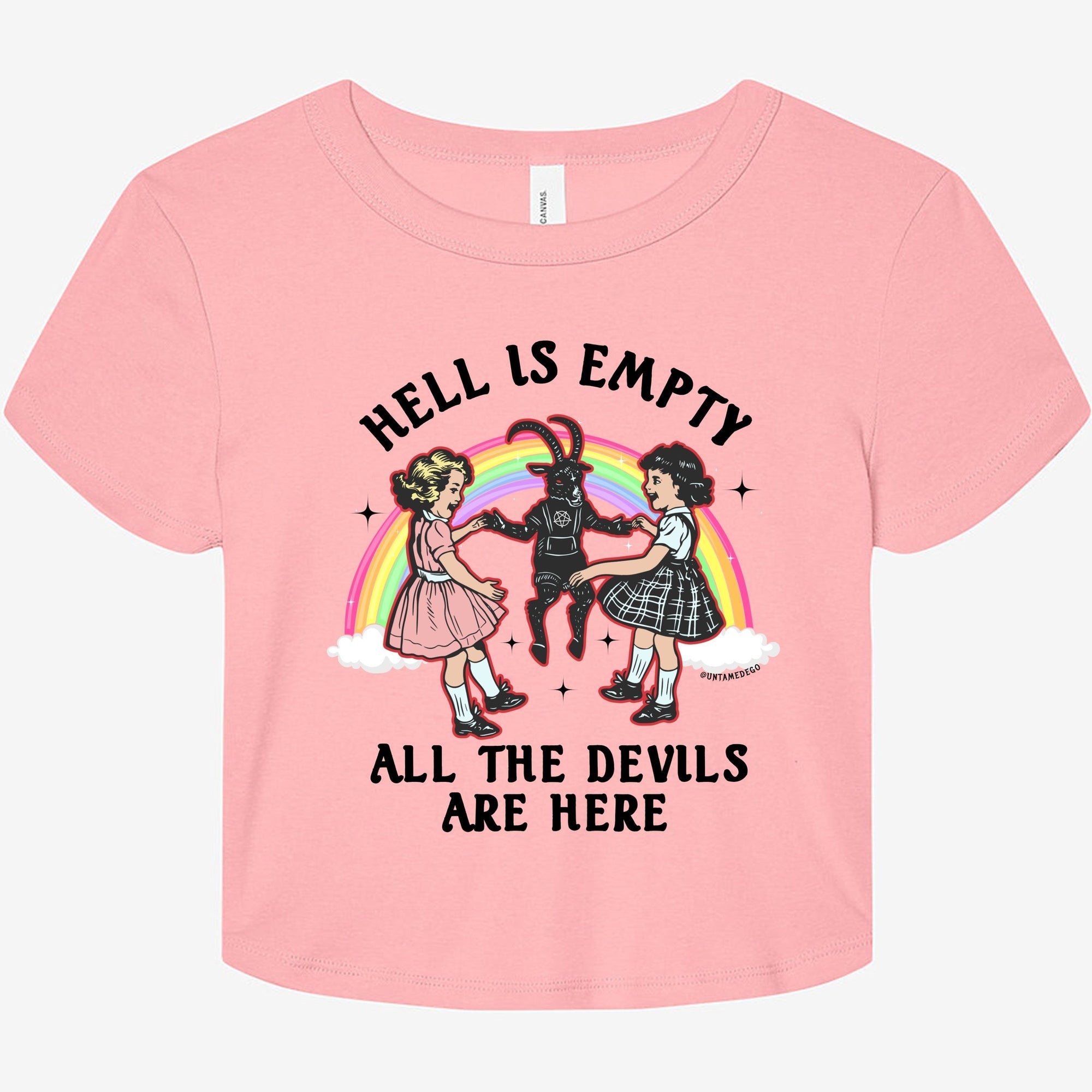 Hell Is Empty All The Devils Are Here Graphic Baby Tee - UntamedEgo LLC.