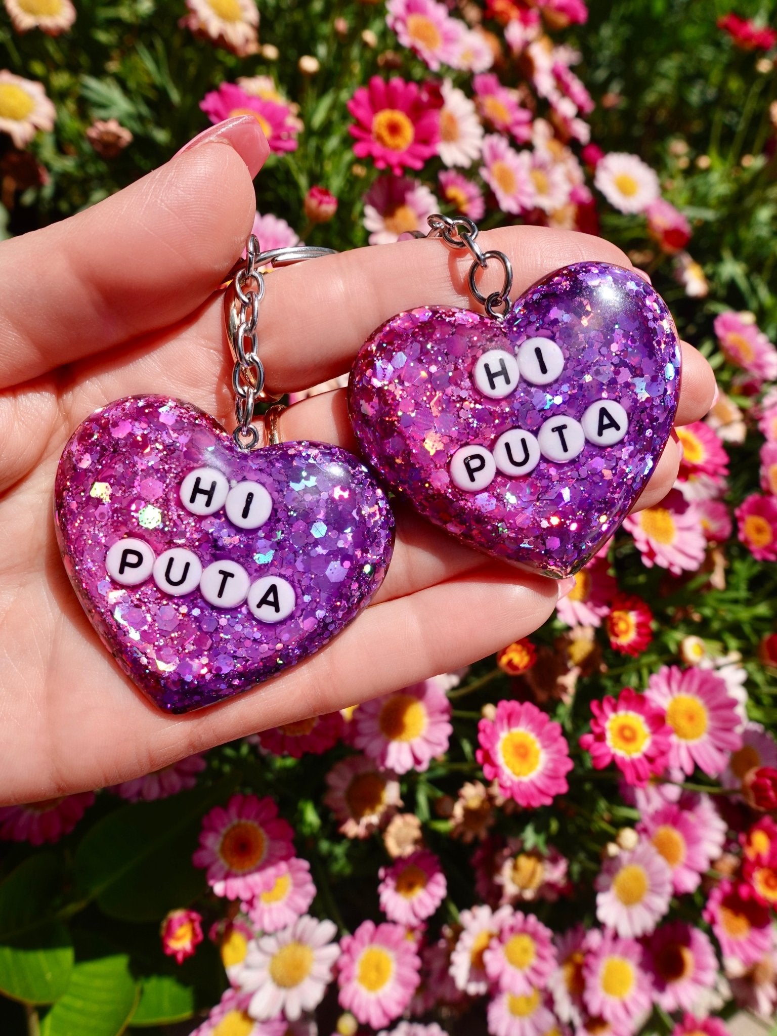 Hi Puta Keychain - UntamedEgo LLC.