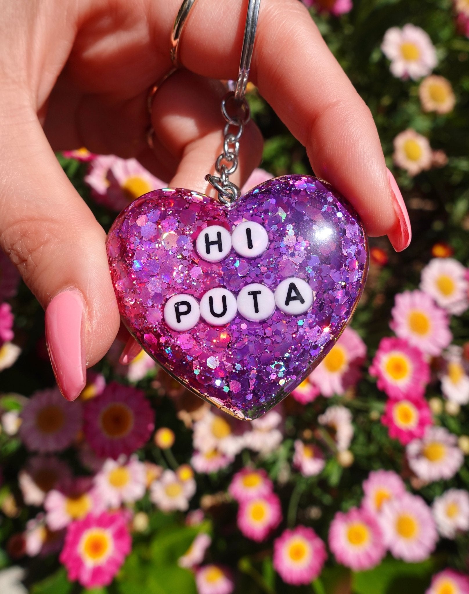 Hi Puta Keychain - UntamedEgo LLC.