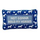 Hold My Horses Needlepoint Pillow - UntamedEgo LLC.