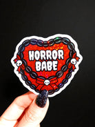 Horror Babe Glitter Vinyl Halloween Vinyl Sticker - UntamedEgo LLC.