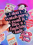 Hot Girls Read Smut Sticker Pack - UntamedEgo LLC.