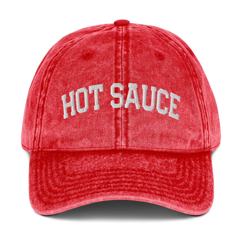 Hot Sauce Vintage Cotton Twill Hat - UntamedEgo LLC.