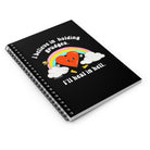 I Believe In Holding Grudges I'll Heal In Hell Spiral Notebook - Ruled Line - UntamedEgo LLC.
